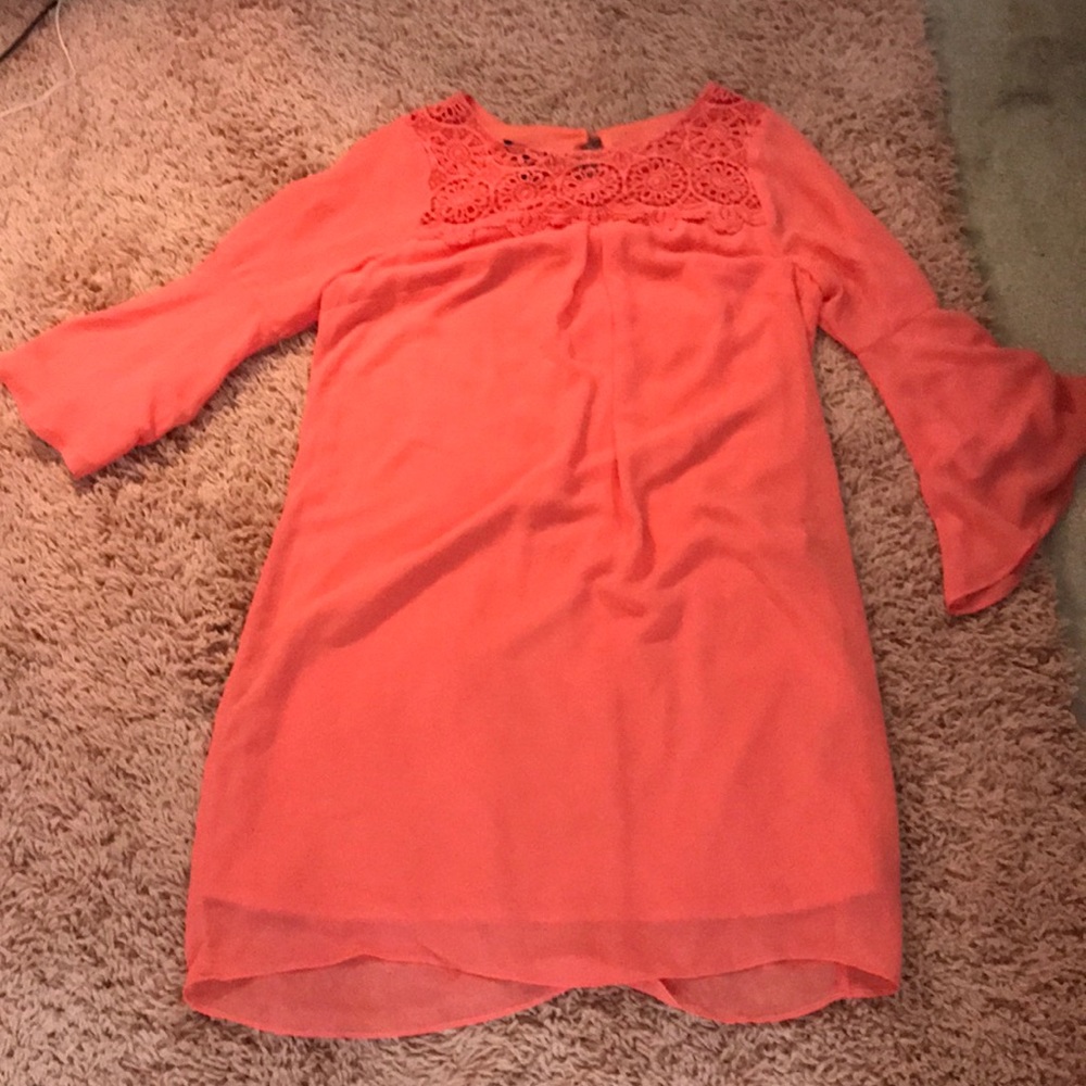 A. Byer Coral Dress
